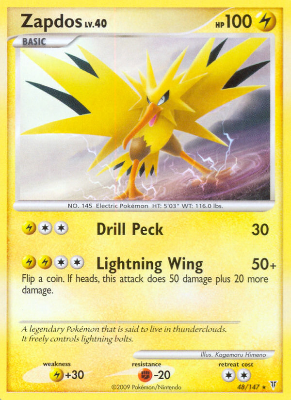 Zapdos (48/147) [Platinum: Supreme Victors] | Exor Games Bridgewater