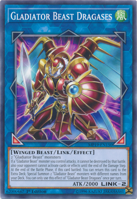 Gladiator Beast Dragases [MP19-EN150] Common | Exor Games Bridgewater