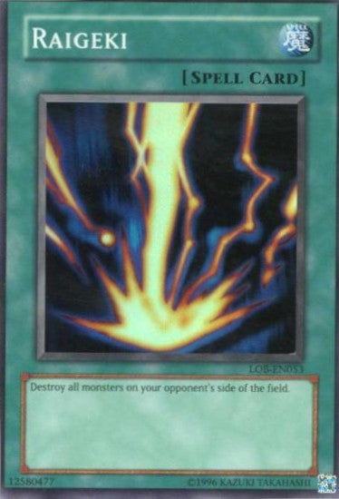 Raigeki [LOB-EN053] Super Rare | Exor Games Bridgewater