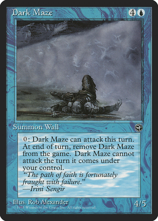 Dark Maze (Irini Sengir Flavor Text) [Homelands] | Exor Games Bridgewater