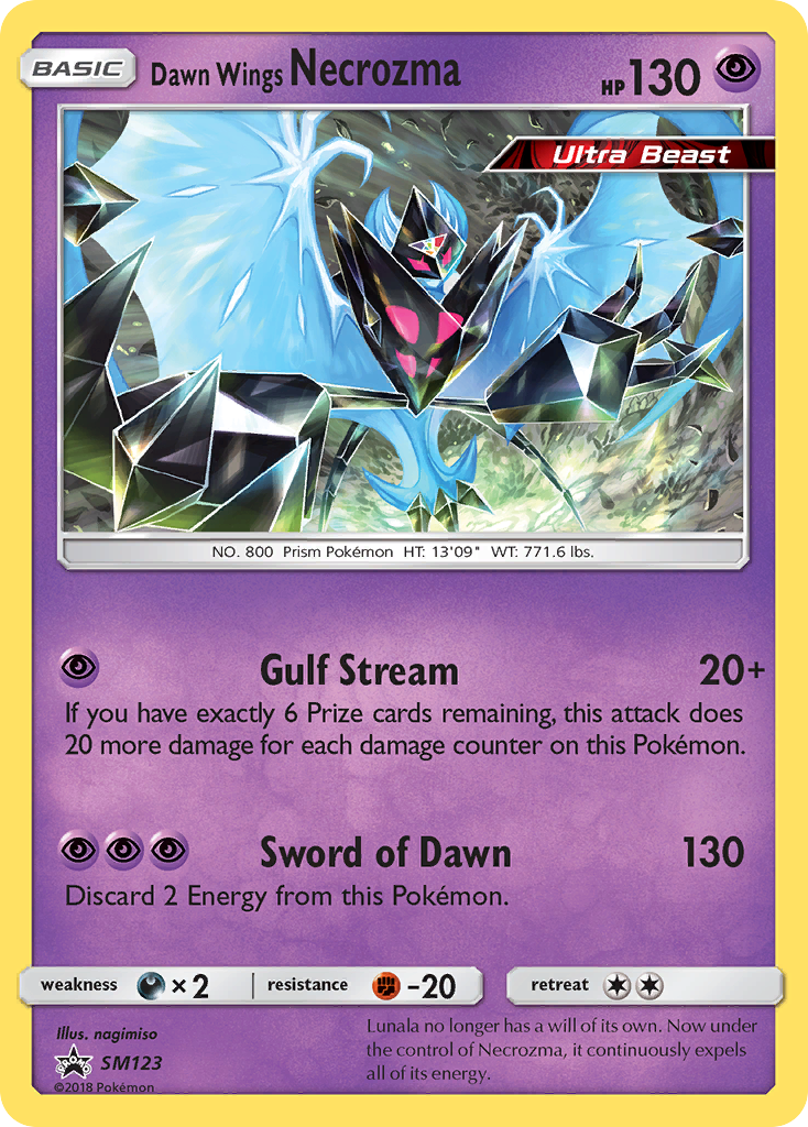 Dawn Wings Necrozma (SM123) [Sun & Moon: Black Star Promos] | Exor Games Bridgewater