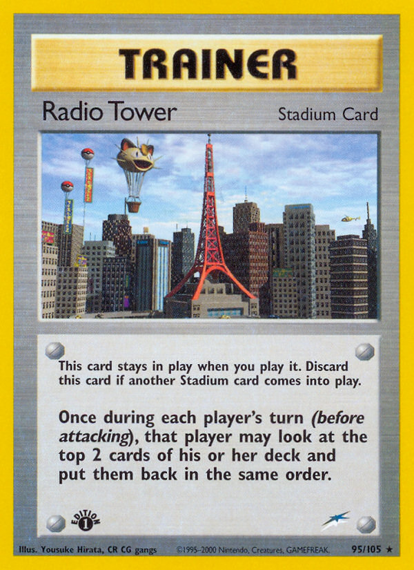 Radio Tower (95/105) [Neo Destiny 1st Edition] | Exor Games Bridgewater