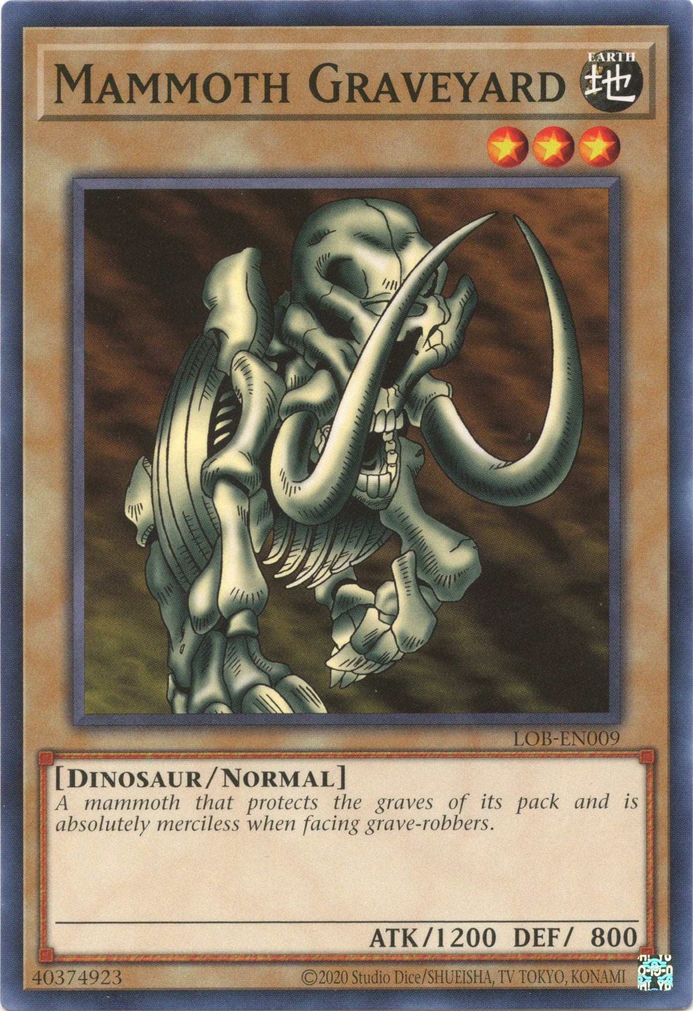 Mammoth Graveyard (25th Anniversary) [LOB-EN009] Common | Exor Games Bridgewater