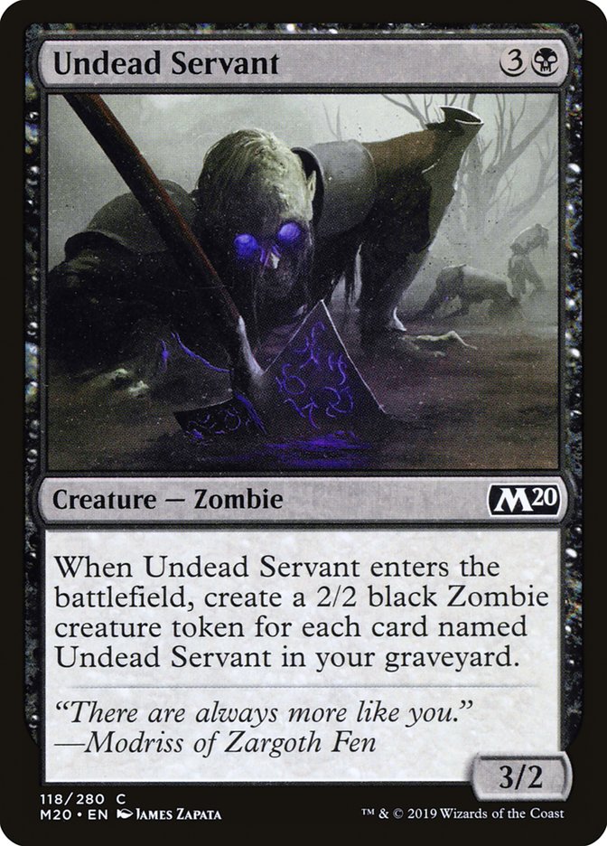 Undead Servant [Core Set 2020] | Exor Games Bridgewater