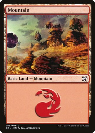 Mountain (75) [Duel Decks: Elves vs. Inventors] | Exor Games Bridgewater