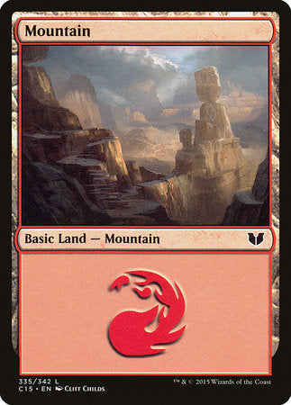 Mountain (335) [Commander 2015] | Exor Games Bridgewater