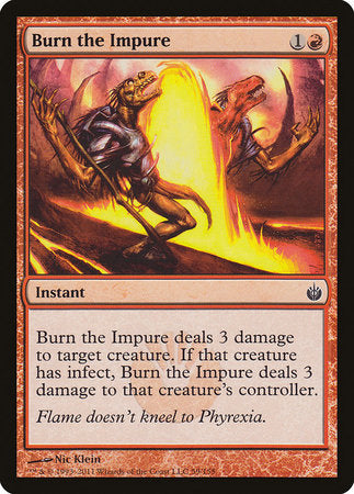 Burn the Impure [Mirrodin Besieged] | Exor Games Bridgewater