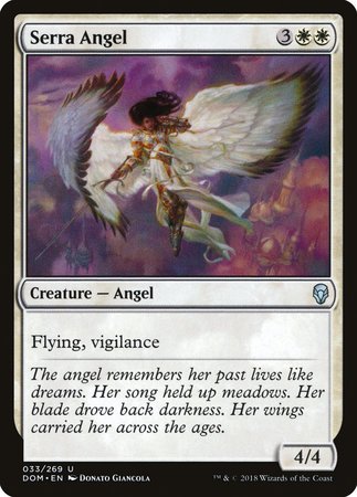 Serra Angel [Dominaria] | Exor Games Bridgewater