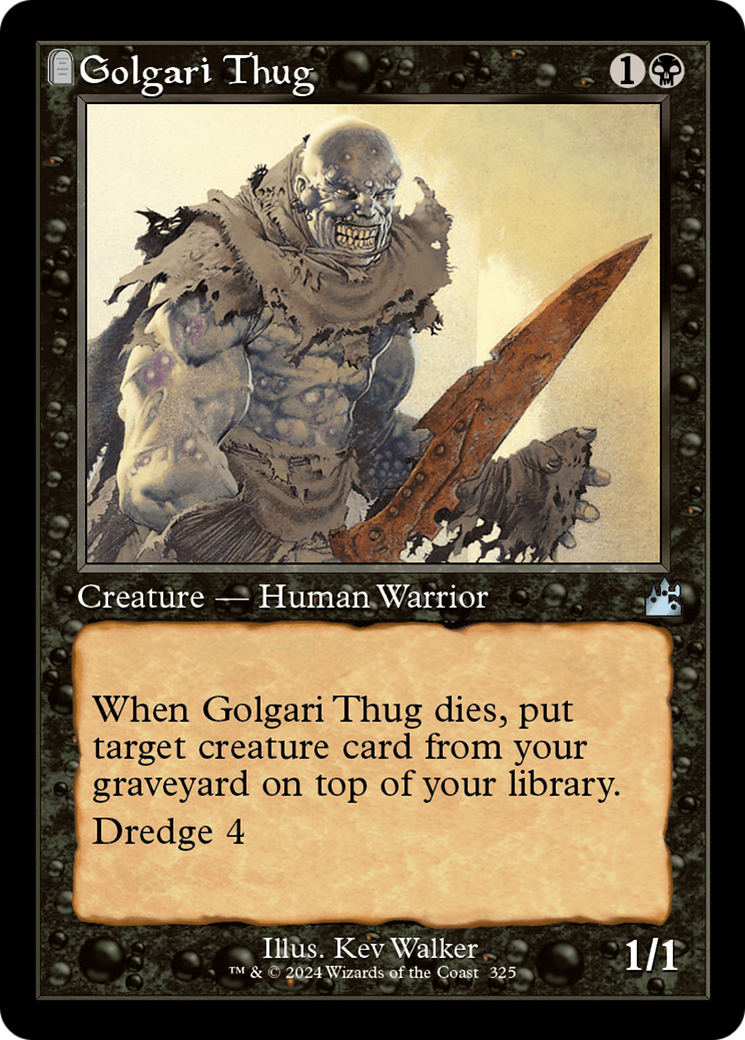 Golgari Thug (Retro Frame) [Ravnica Remastered] | Exor Games Bridgewater