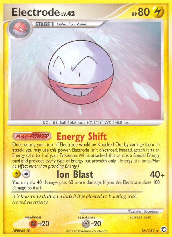 Electrode (26/132) [Diamond & Pearl: Secret Wonders] | Exor Games Bridgewater