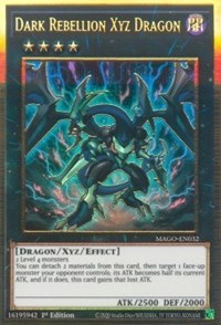 Dark Rebellion Xyz Dragon [MAGO-EN032] Gold Rare | Exor Games Bridgewater