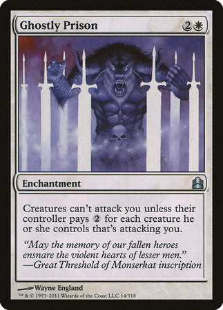 Ghostly Prison [Commander 2011] | Exor Games Bridgewater