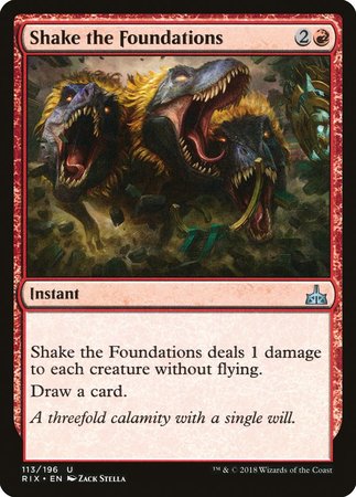 Shake the Foundations [Rivals of Ixalan] | Exor Games Bridgewater