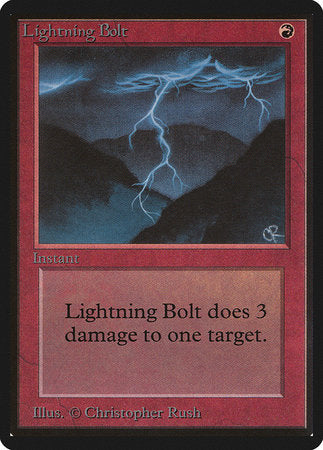 Lightning Bolt [Limited Edition Beta] | Exor Games Bridgewater