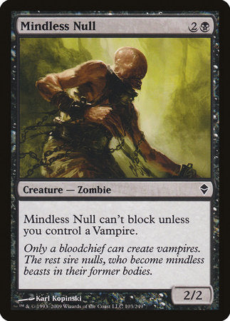 Mindless Null [Zendikar] | Exor Games Bridgewater