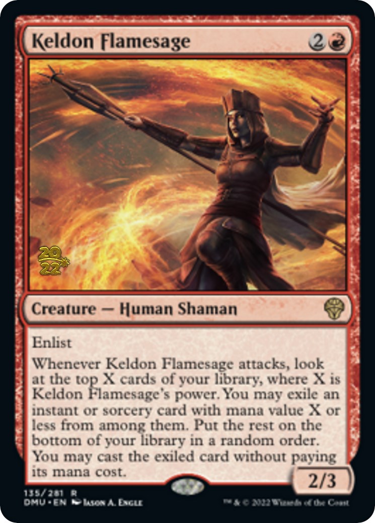 Keldon Flamesage [Dominaria United Prerelease Promos] | Exor Games Bridgewater