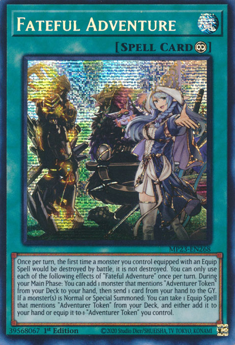 Fateful Adventure [MP23-EN268] Prismatic Secret Rare | Exor Games Bridgewater