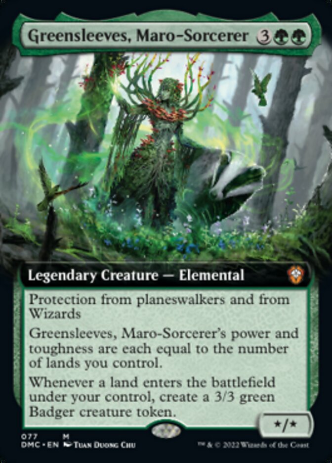 Greensleeves, Maro-Sorcerer (Extended Art) [Dominaria United Commander] | Exor Games Bridgewater