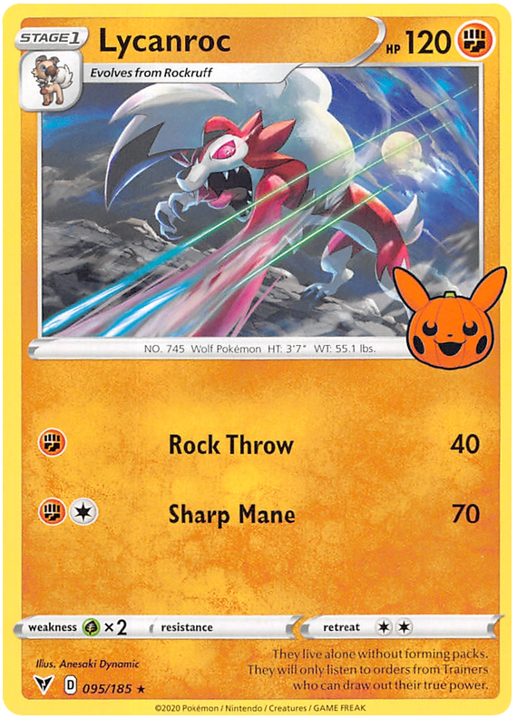 Lycanroc (095/185) [Trick or Trade 2023] | Exor Games Bridgewater