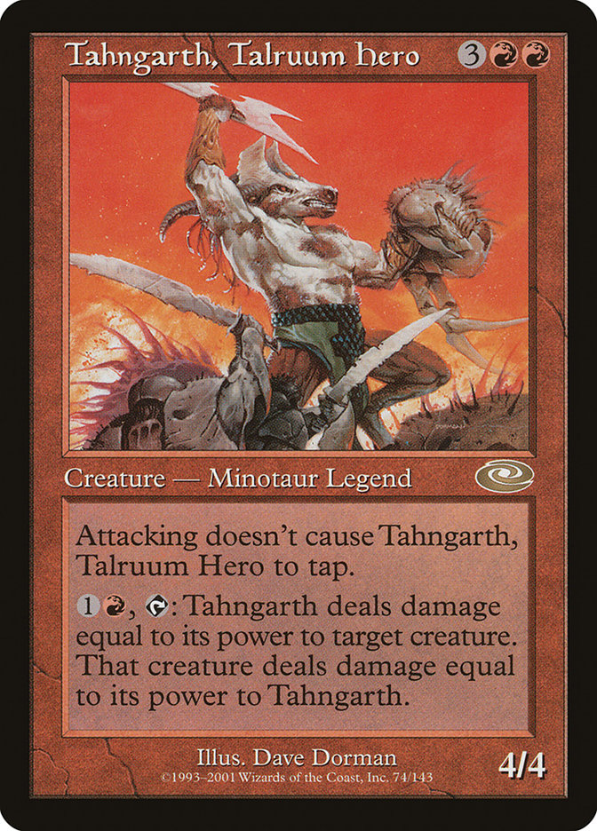 Tahngarth, Talruum Hero (Dave Dorman) [Planeshift] | Exor Games Bridgewater