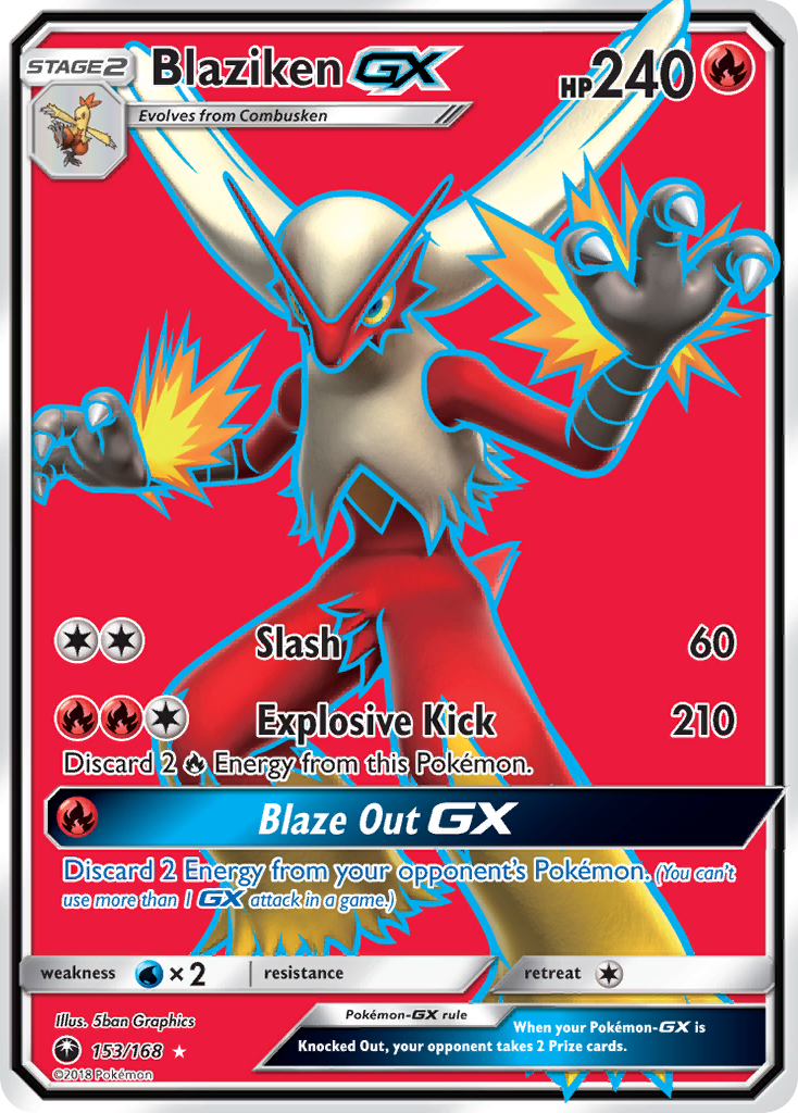 Blaziken GX (153/168) [Sun & Moon: Celestial Storm] | Exor Games Bridgewater