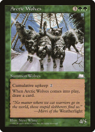 Arctic Wolves [Weatherlight] | Exor Games Bridgewater