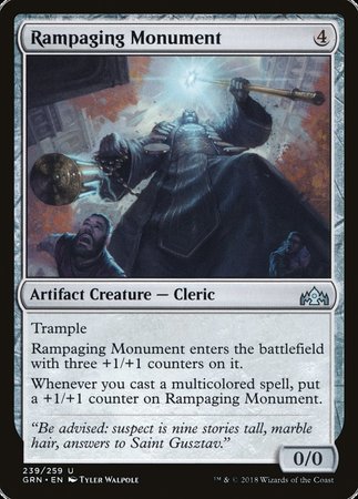 Rampaging Monument [Guilds of Ravnica] | Exor Games Bridgewater