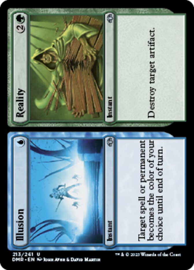 Illusion // Reality [Dominaria Remastered] | Exor Games Bridgewater