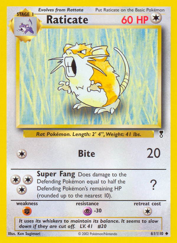 Raticate (61/110) [Legendary Collection] | Exor Games Bridgewater