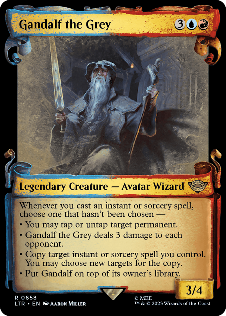 Gandalf the Grey [The Lord of the Rings: Tales of Middle-Earth Showcase Scrolls] | Exor Games Bridgewater