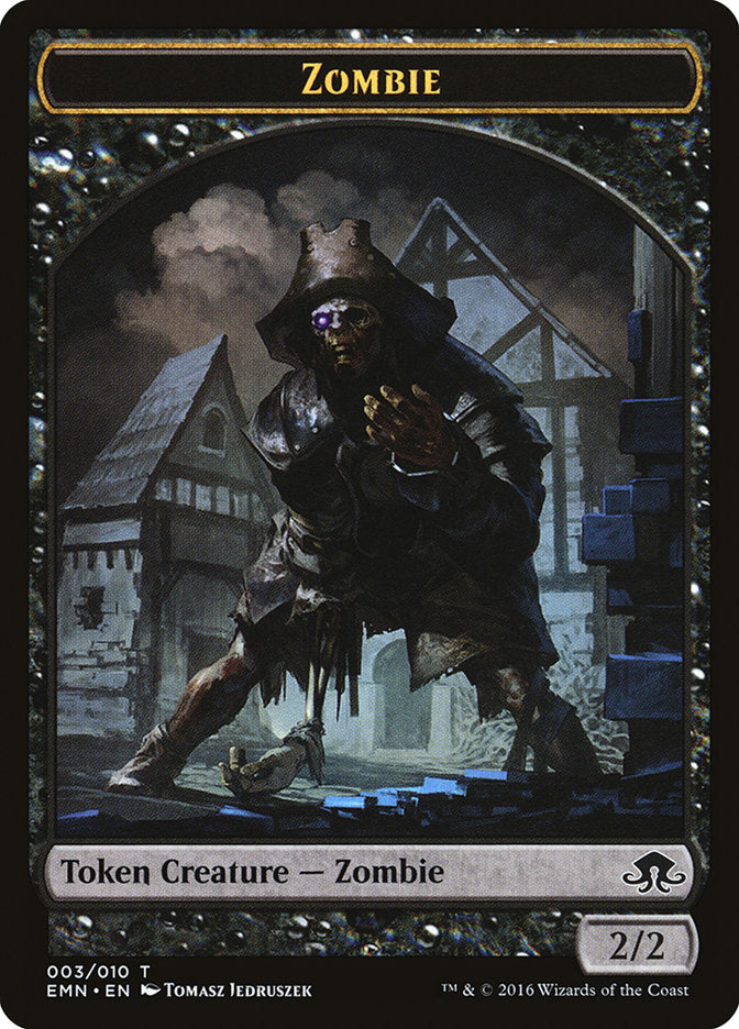 Zombie (003/010) [Eldritch Moon Tokens] | Exor Games Bridgewater