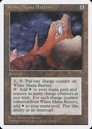 White Mana Battery [Fourth Edition] | Exor Games Bridgewater