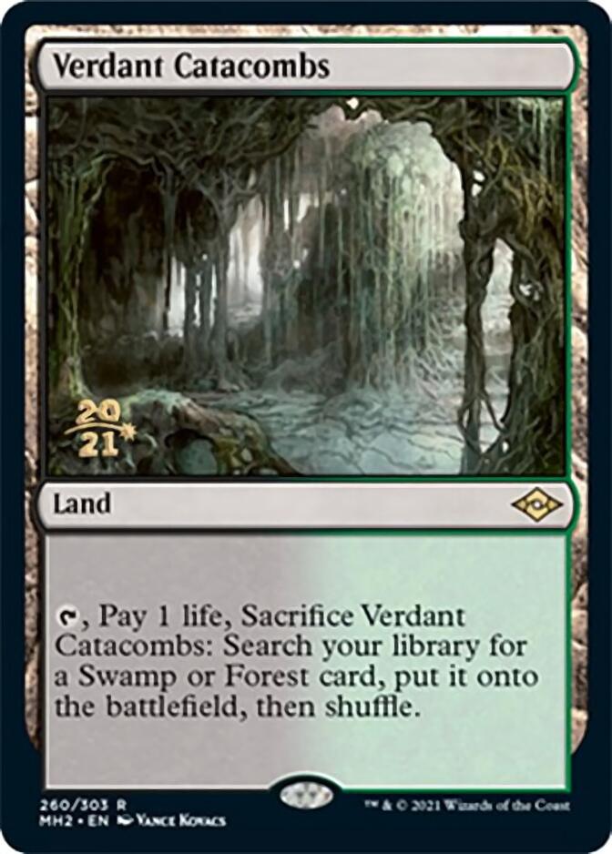 Verdant Catacombs [Modern Horizons 2 Prerelease Promos] | Exor Games Bridgewater