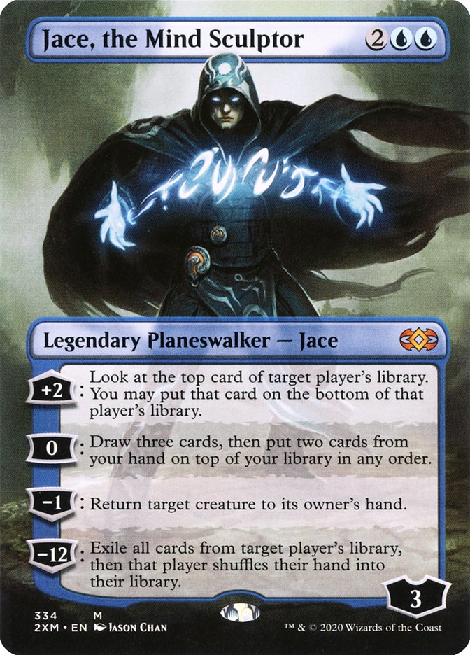 Jace, the Mind Sculptor (Borderless) [Double Masters] | Exor Games Bridgewater