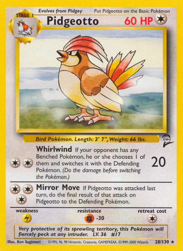 Pidgeotto (28/130) [Base Set 2] | Exor Games Bridgewater