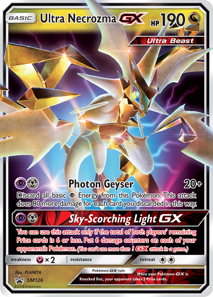 Ultra Necrozma GX (SM126) [Sun & Moon: Black Star Promos] | Exor Games Bridgewater