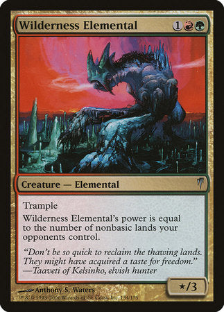 Wilderness Elemental [Coldsnap] | Exor Games Bridgewater