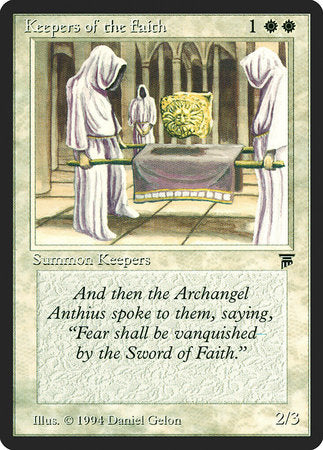 Keepers of the Faith [Legends] | Exor Games Bridgewater