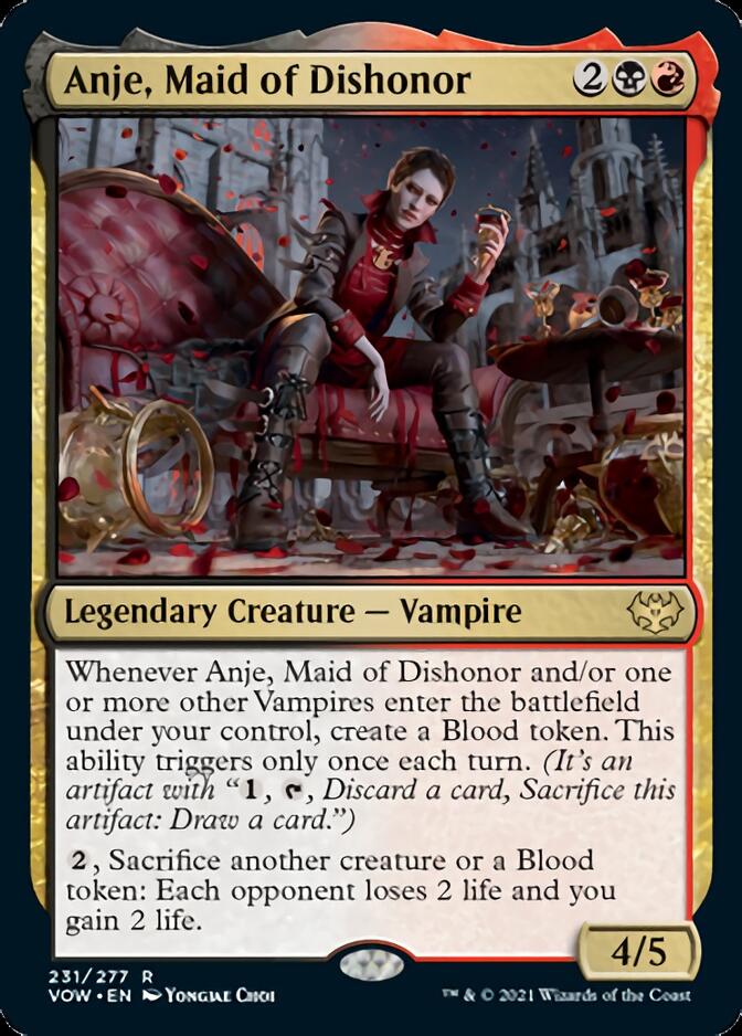 Anje, Maid of Dishonor [Innistrad: Crimson Vow] | Exor Games Bridgewater