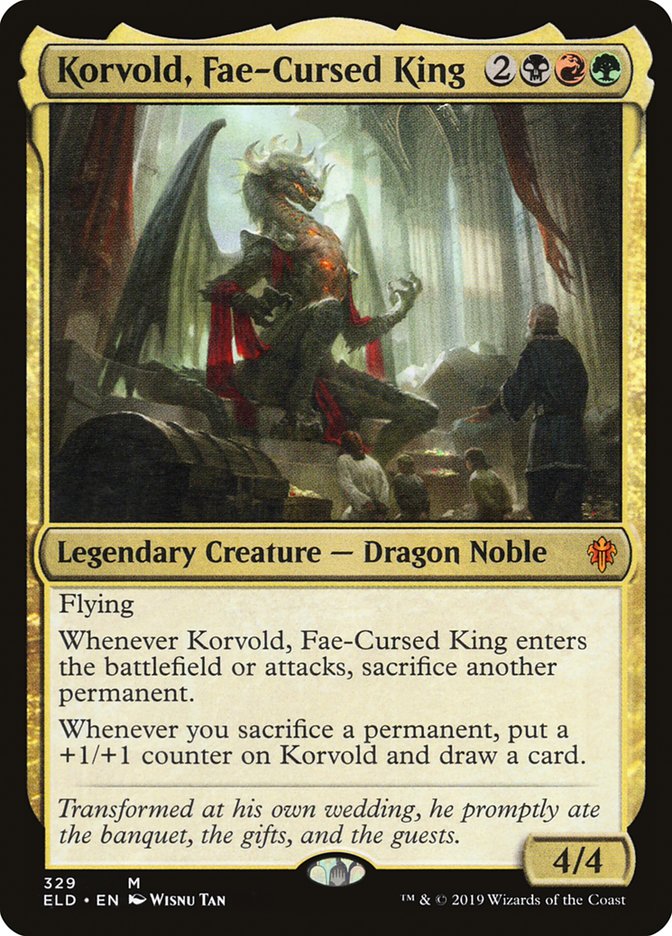 Korvold, Fae-Cursed King [Throne of Eldraine] | Exor Games Bridgewater