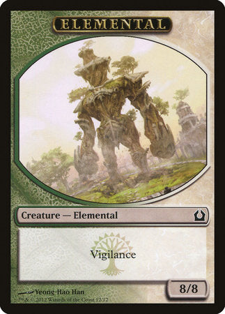 Elemental Token (Green/White) [Return to Ravnica Tokens] | Exor Games Bridgewater