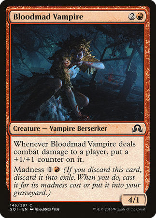 Bloodmad Vampire [Shadows over Innistrad] | Exor Games Bridgewater