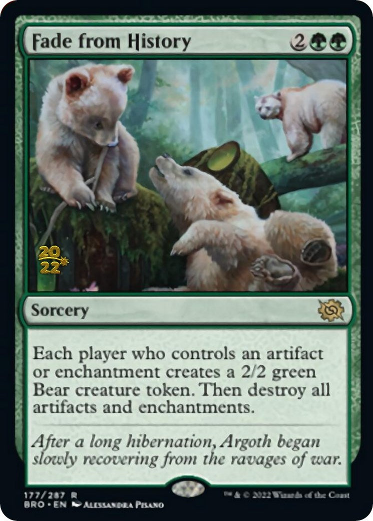 Fade from History [The Brothers' War: Prerelease Promos] | Exor Games Bridgewater