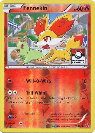 Fennekin (10/124) (League Promo) [XY: Fates Collide] | Exor Games Bridgewater