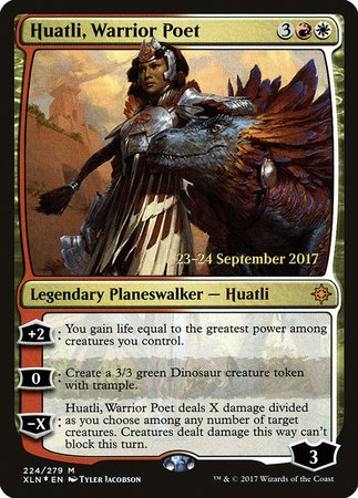 Huatli, Warrior Poet [Ixalan Promos] | Exor Games Bridgewater