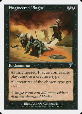 Engineered Plague [Seventh Edition] | Exor Games Bridgewater