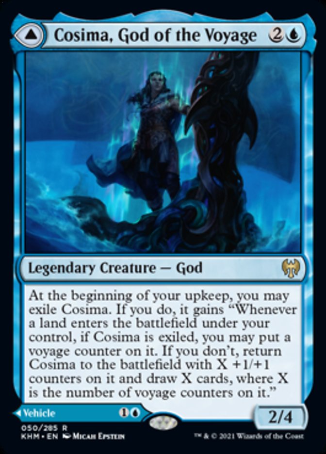 Cosima, God of the Voyage // The Omenkeel [Kaldheim] | Exor Games Bridgewater