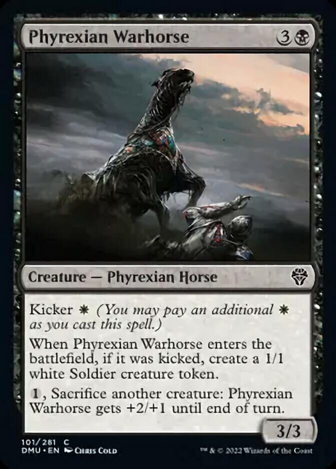 Phyrexian Warhorse [Dominaria United] | Exor Games Bridgewater