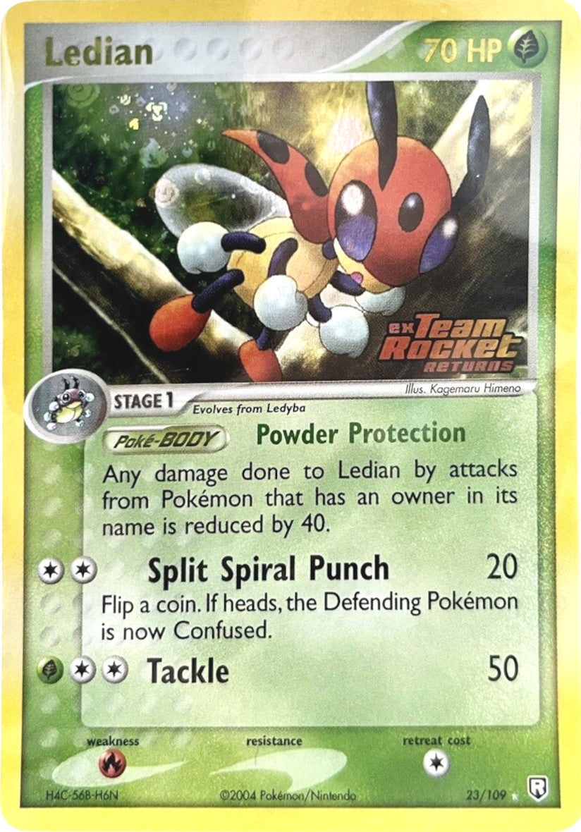 Ledian (23/109) (Stamped) [EX: Team Rocket Returns] | Exor Games Bridgewater