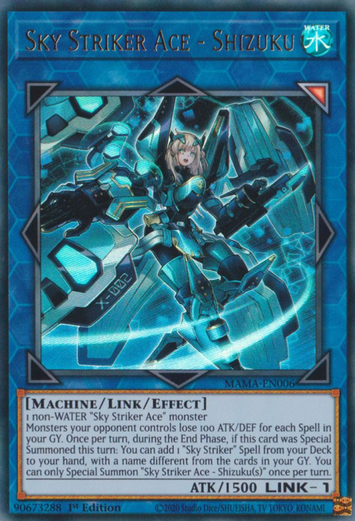 Sky Striker Ace - Shizuku [MAMA-EN006] Ultra Rare | Exor Games Bridgewater